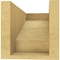 Ekena Millwork 6"W x 12"D x 6"H Wide Clemmons Rough Cedar Woodgrain TimberThane Corbel, Primed Tan CORUR06X12X06CLERCPR - alternate 4